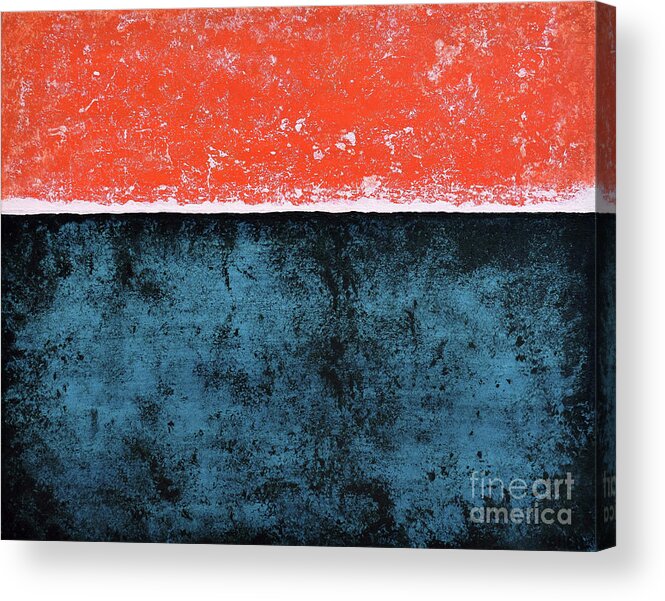 Abstract Acrylic Print featuring the painting Perspective by Amanda Sheil