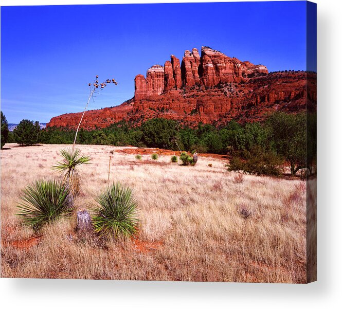 Tranquility Acrylic Print featuring the photograph Red Rocks by Ryan Hoover