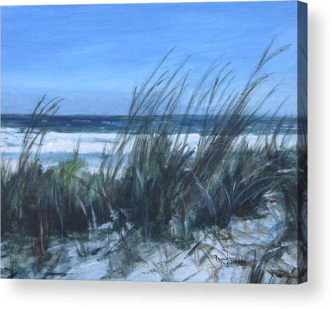 Acrylic Acrylic Print featuring the painting Sea Breeze by Paula Pagliughi