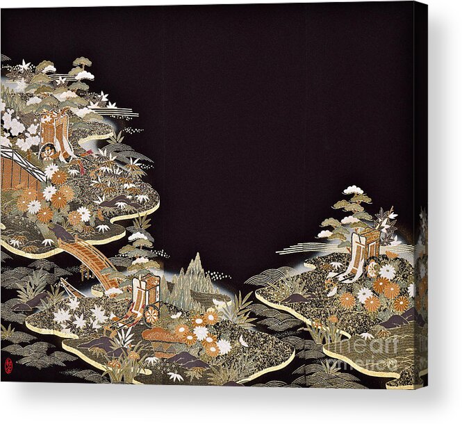  Acrylic Print featuring the digital art Spirit of Japan T31 by Miho Kanamori