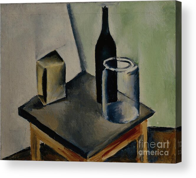 Oil Painting Acrylic Print featuring the drawing Still Life, 1910s. Artist Ivanov by Heritage Images