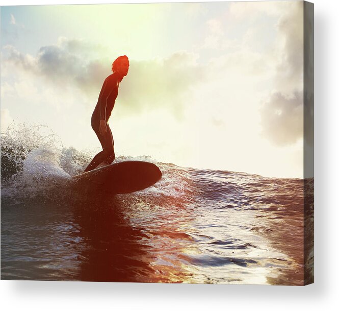 Three Quarter Length Acrylic Print featuring the photograph Trimming by Mark Leary