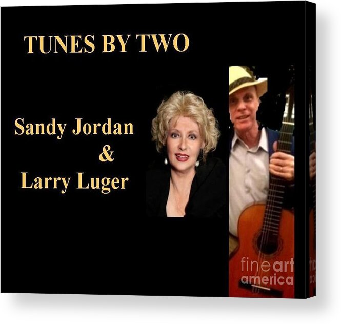 Cd Cover Art Acrylic Print featuring the photograph Tunes By Two by Jordana Sands