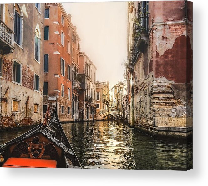 Canal Acrylic Print featuring the photograph Venice by Anamar Pictures