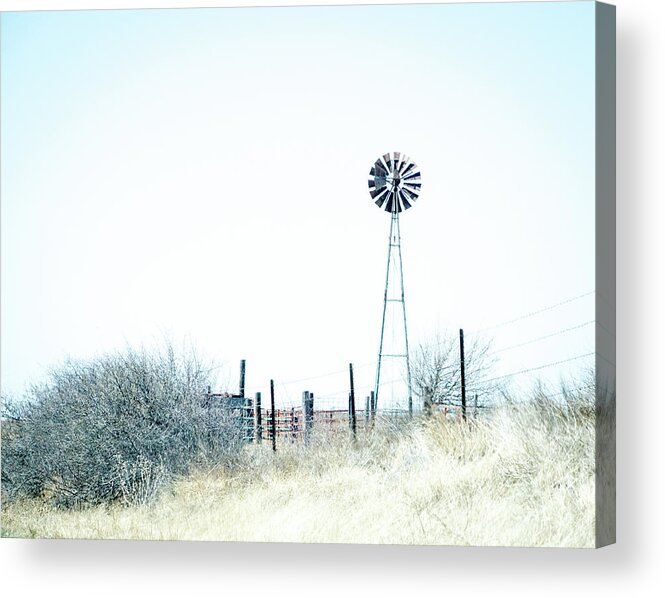 Windmill Acrylic Print featuring the photograph Windmill by Cheryl McClure