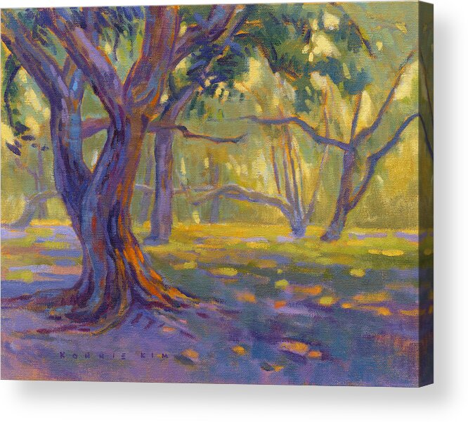 Sycamore Acrylic Print featuring the painting Wise Sycamore by Konnie Kim