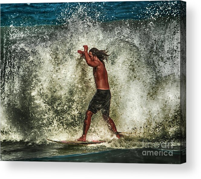 Beach Acrylic Print featuring the photograph The Shield by Eye Olating Images