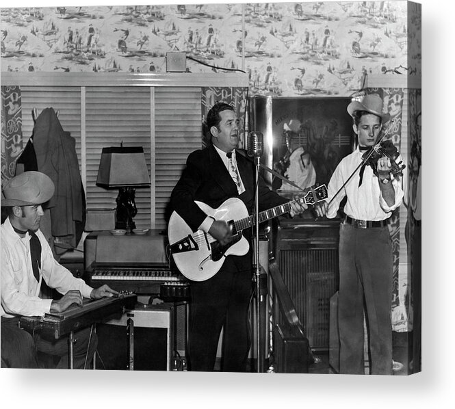 1940s Acrylic Print featuring the photograph Country Music Star Bob Wills #1 by Underwood Archives