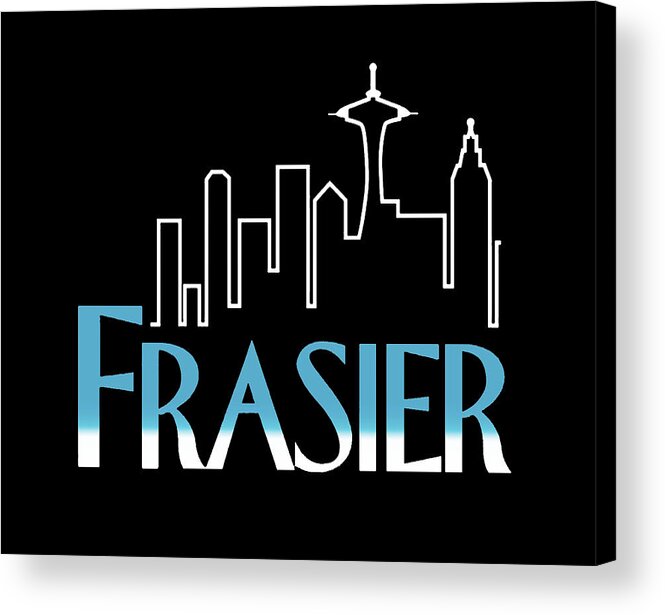 Frasier Crane Acrylic Print featuring the digital art Frasier #1 by Patterson Navajo