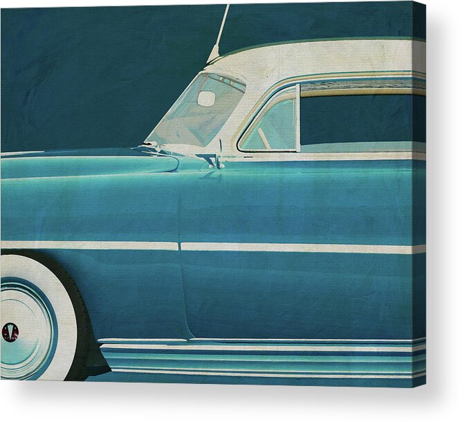 Hudson Acrylic Print featuring the painting Hudson Hornet Coupe 1953 #1 by Jan Keteleer