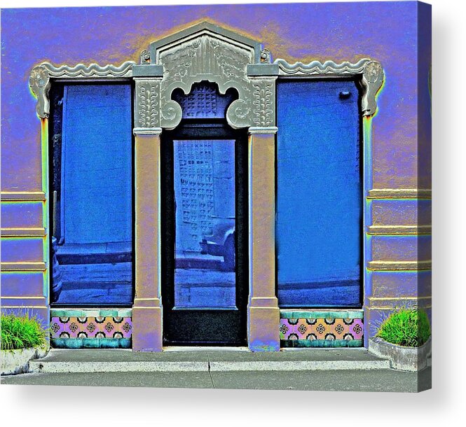 Art Deco Acrylic Print featuring the photograph 1930 Deco Doorway by Andrew Lawrence