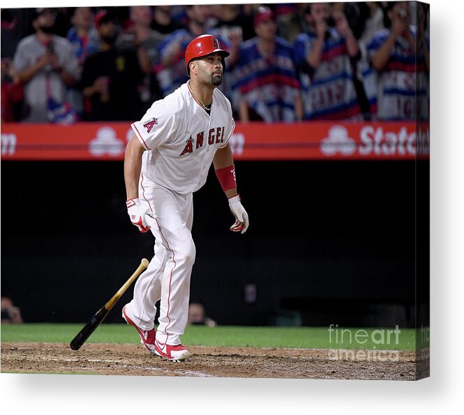 Ninth Inning Acrylic Print featuring the photograph Albert Pujols by Harry How