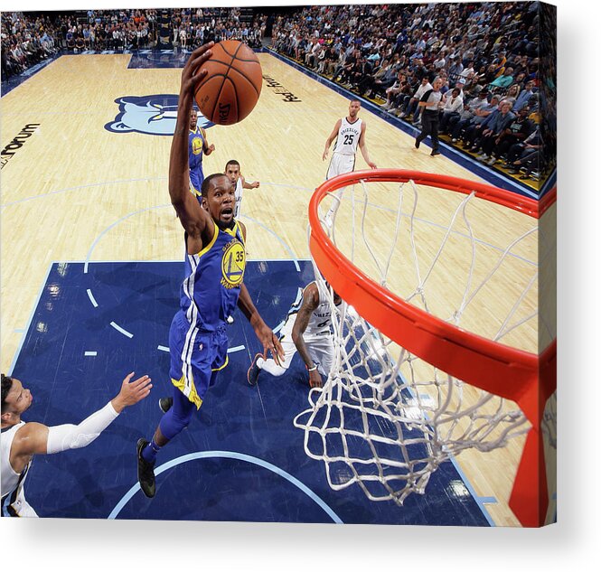 Kevin Durant Acrylic Print featuring the photograph Kevin Durant #8 by Joe Murphy