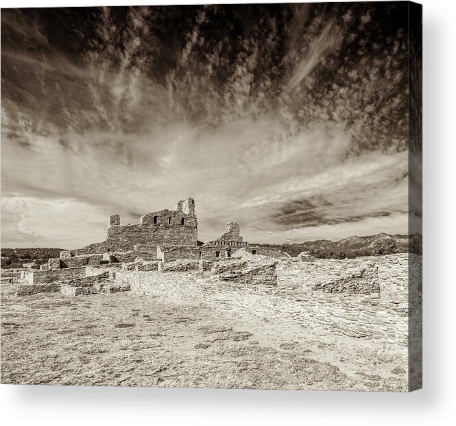 Abo Ruins Acrylic Print featuring the photograph Abo Ruins by Maresa Pryor-Luzier