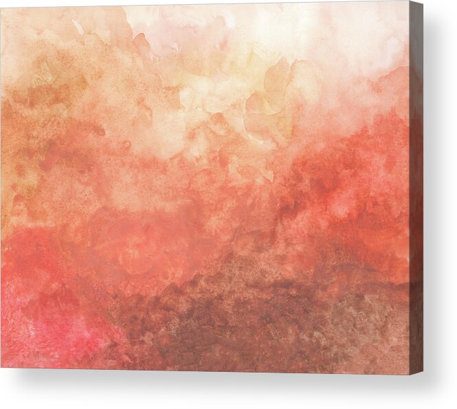 Abstract Acrylic Print featuring the painting Abstract 43 by Lucie Dumas