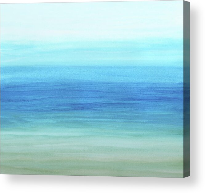 Abstract Acrylic Print featuring the painting Abstract 45 by Lucie Dumas