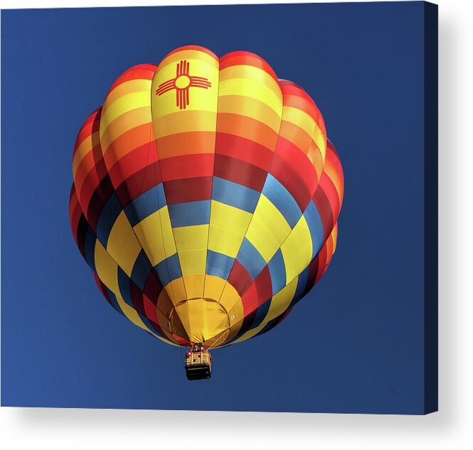 Fine Art Acrylic Print featuring the photograph Aerial New Mexico by Robert Harris