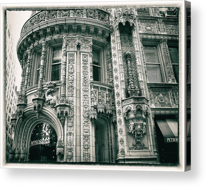 Petrossian Acrylic Print featuring the photograph Alwyn Court by Jessica Jenney