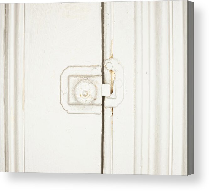 Door Acrylic Print featuring the photograph Antique Door Knob 1 by Amelia Pearn