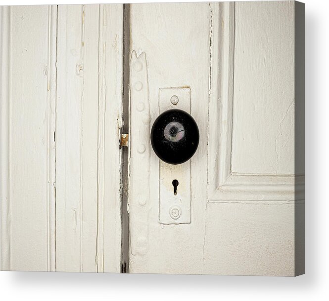 Door Acrylic Print featuring the photograph Antique Door Knob 2 by Amelia Pearn