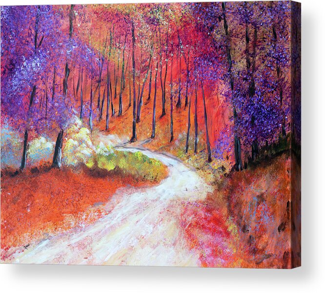 Autumn Acrylic Print featuring the painting Autumn in Kentucky by Mark Ross