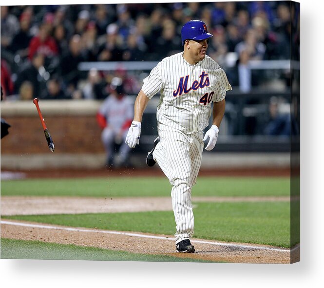 People Acrylic Print featuring the photograph Bartolo Colon by Elsa