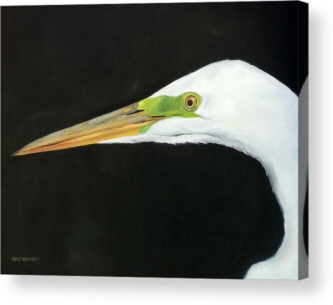  Acrylic Print featuring the painting Bird Purse by christine shockley by John Gholson