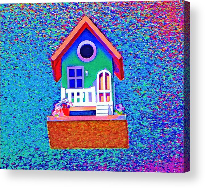 Birdhouse Acrylic Print featuring the photograph Birdhouse by Andrew Lawrence