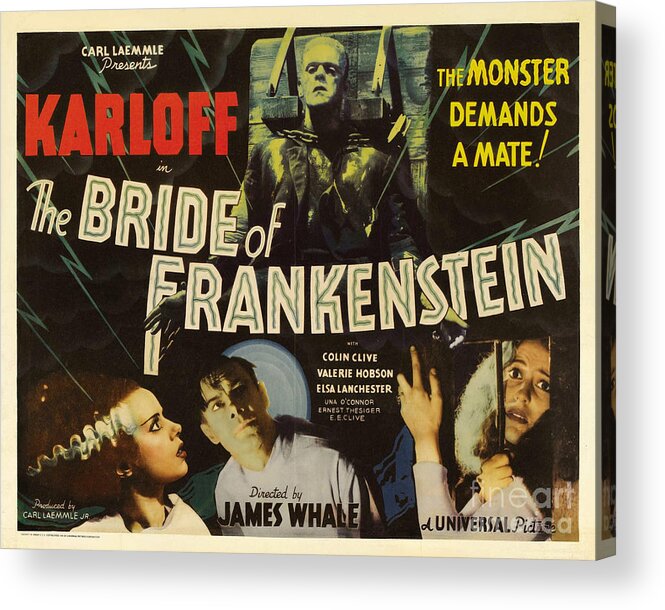 Bride Acrylic Print featuring the photograph Bride Of Frankenstein by Action