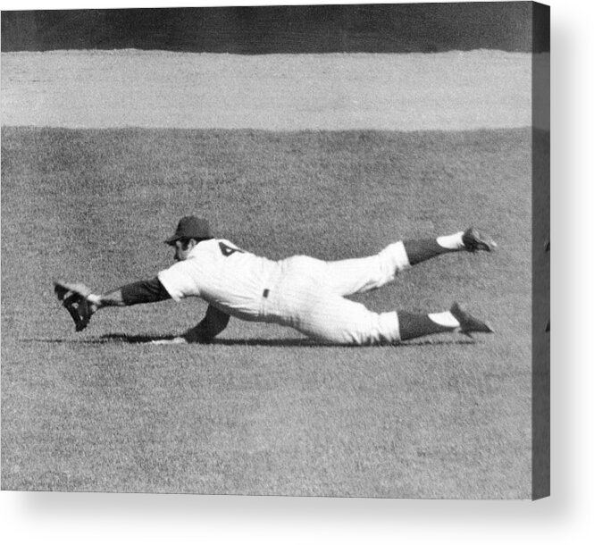 Ninth Inning Acrylic Print featuring the photograph Brooks Robinson by New York Daily News Archive