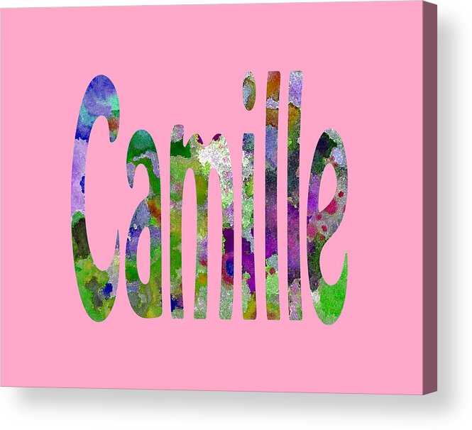 Camille Acrylic Print featuring the painting Camille by Corinne Carroll