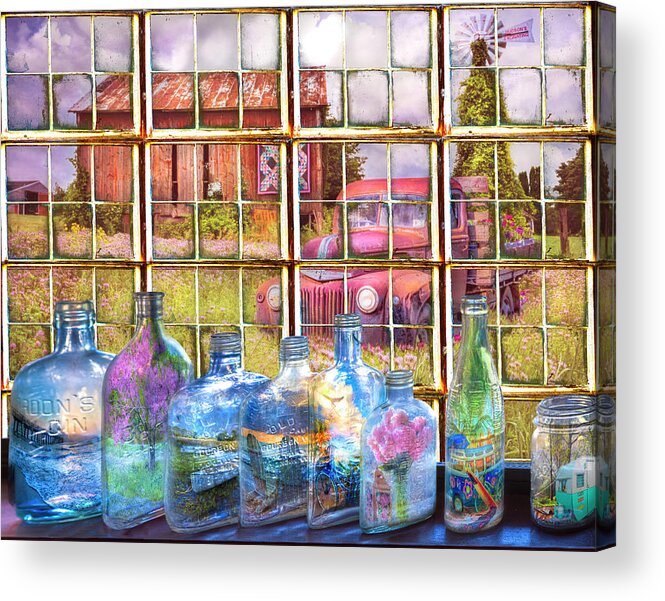 Barns Acrylic Print featuring the photograph Captured Dreams by Debra and Dave Vanderlaan