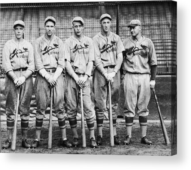 St. Louis Cardinals Acrylic Print featuring the photograph Chick Hafey by Hulton Archive