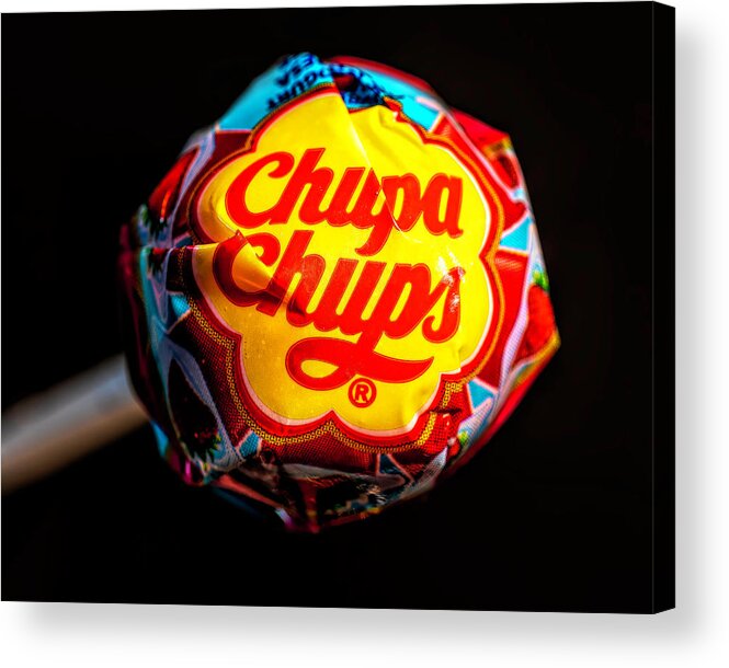 Art Acrylic Print featuring the photograph Chupa Chups Lollipop 2 by James Sage