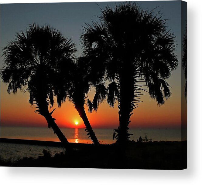 Sunset Acrylic Print featuring the photograph Daybreak by Judy Vincent