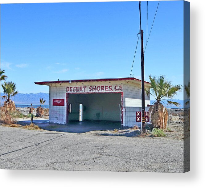 Desert Acrylic Print featuring the photograph Desert Shores, Ca by Sarah Lilja