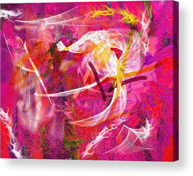 Digital Acrylic Print featuring the digital art Echoes by Ralph White