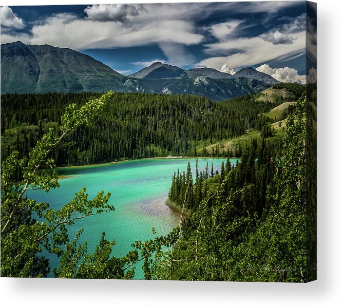 Emerald Lake Acrylic Print featuring the photograph Emerald Lake by William Christiansen