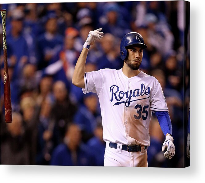 People Acrylic Print featuring the photograph Eric Hosmer by Doug Pensinger