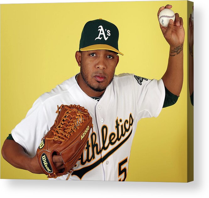 Media Day Acrylic Print featuring the photograph Fernando Abad by Christian Petersen