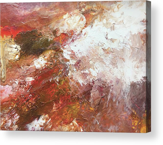  Acrylic Print featuring the painting Fervent by Cathy Wong