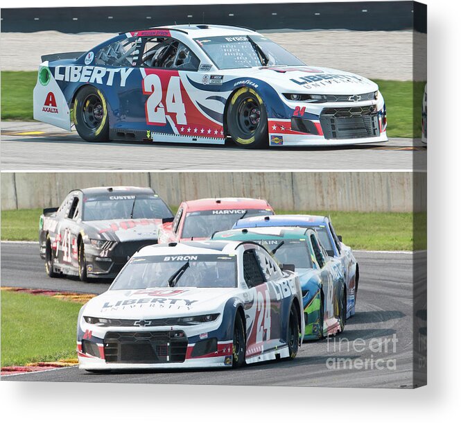 William Byron Acrylic Print featuring the photograph For William Byron Fans by Billy Knight