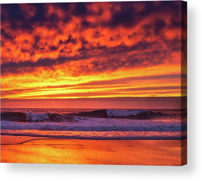  Acrylic Print featuring the photograph Fury at Sea by Louis Raphael