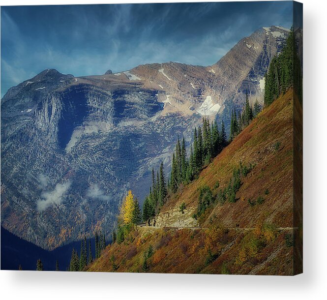 Mountain Acrylic Print featuring the photograph Glacier National Park by Dan Eskelson