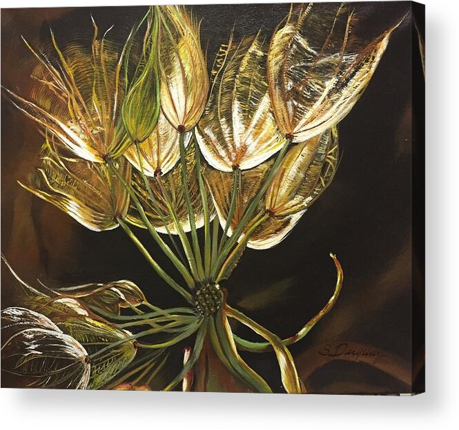 Glowing Acrylic Print featuring the painting Glowing by Sharon Duguay