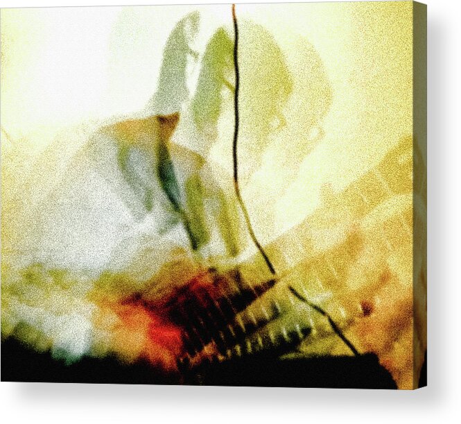 Guitar Player Acrylic Print featuring the photograph Guitar player by Tatiana Travelways