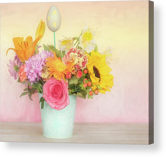 Easter Acrylic Print featuring the photograph Happy Easter by Sylvia Goldkranz