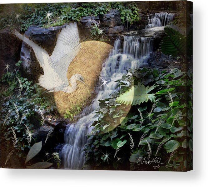 Bird Acrylic Print featuring the photograph Harmony in Nature by Shara Abel