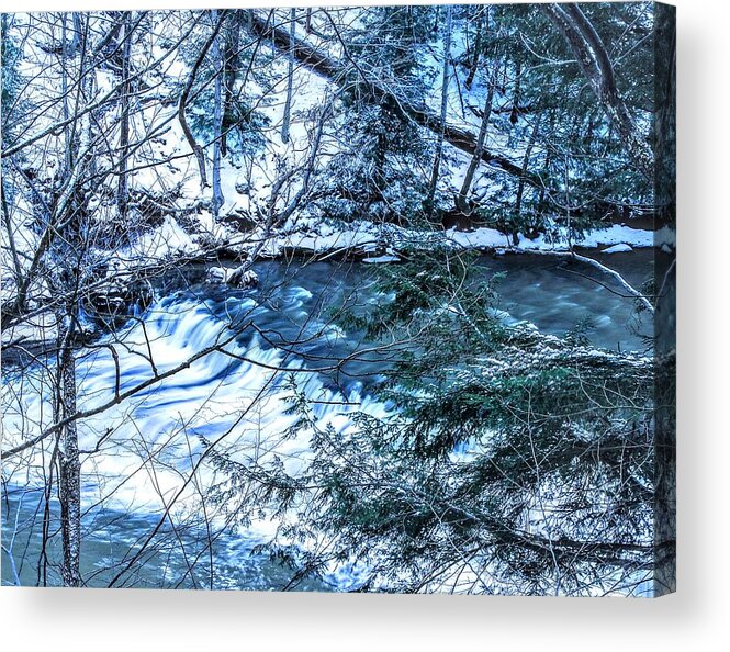  Acrylic Print featuring the photograph Henry Church Falls by Brad Nellis