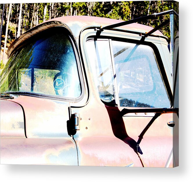 Truck Acrylic Print featuring the photograph Hot Sun Old Truck by Kae Cheatham
